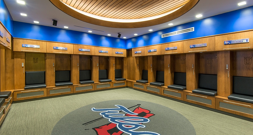 University of Tulsa Women's Locker Room University of Tulsa Women's Locker Room